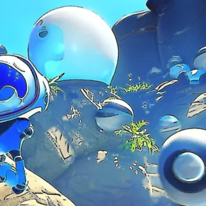 Artistic representation for Astro Bot Has An Amazing Uncharted Level , With A Bunch Of Secret Eggs!