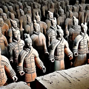 Artistic representation for Exhibition in China Xian marks 50th anniversary of Terracotta Warriors discovery _ Guangming Online ## Let me know if you would like to explore other options.