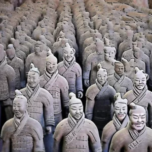 Artistic representation for Exhibition in China Xian marks 50th anniversary of Terracotta Warriors discovery - Xinhua News Agency