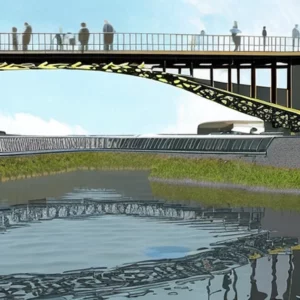 Artistic representation for Options considered to address Oxford bridge problems: * Bridge repair and maintenance * Modern bridge design and construction