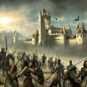 Artistic representation for Rise of an Empire : Champions of Swords recreates the medieval era in Bakersfield.