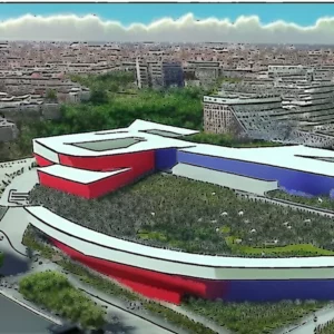 Artistic representation for Banavige : Is presidential library a burgeoning bastion of progressive liberalism ?