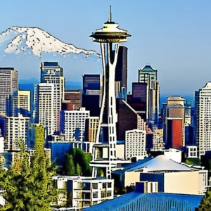 Artistic representation for 36 hours in Seattle: A Foodie's Paradise