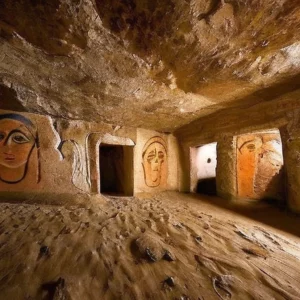 Artistic representation for Ancient tombs with vibrant wall paintings open to public in southern Israel | iNFOnews