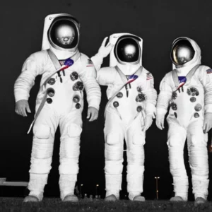 Artistic representation for NASA lands in Reading for International Observe the Moon night