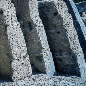 Artistic representation for Millennia - old rare basalt columns discovered in Şanlıurfa