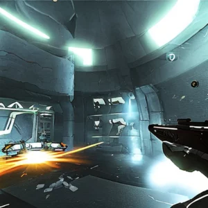 Artistic representation for Beloved 2010 shooter Singularity returns to Microsoft storefront , but fans are hoping for a Game Pass or Xbox release : Are they cooking a port ?