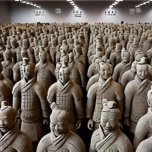 Artistic representation for Exhibition in China Xian Marks 50th Anniversary of Terracotta Warriors Discovery