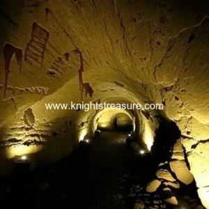 Artistic representation for Discover the amazing history of nottingham cave network - from medieval breweries to slums. explore the hidden underground world of nottingham's cave system. uncover the secrets of nottingham