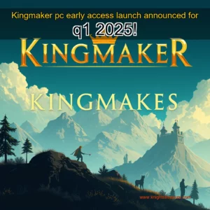 Artistic representation for Kingmaker pc early access launch announced for q1 2025!