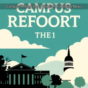 Artistic representation for Campus Reform the 1 Source for College News