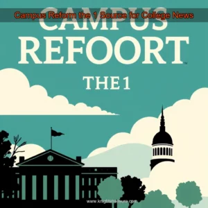 Artistic representation for Campus Reform the 1 Source for College News