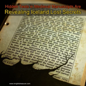 Artistic representation for Hidden Texts in Medieval Manuscripts Are Revealing Iceland Lost Secrets