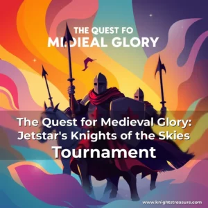 Artistic representation for The Quest for Medieval Glory: Jetstar's Knights of the Skies Tournament